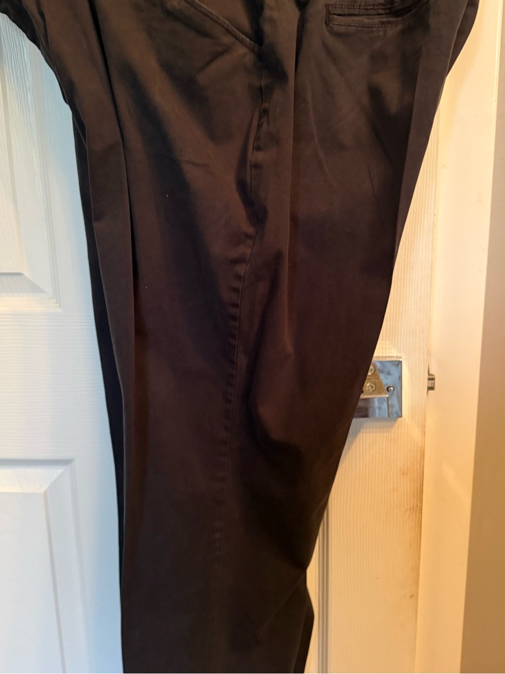 Lee Women’s Classic Straight Leg khaki jeans - black Size 20 W petite - Picture 6 of 6